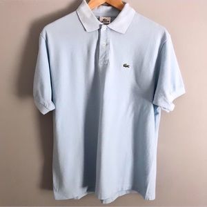 (Men’s L) Sky Blue Classic Pique Lacoste Polo Shirt 🐊
